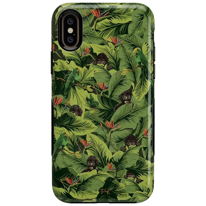 Sneaky Monkeys | Frida Kahlo Jungle Floral Case iPhone Case get.casely Bold iPhone XS Max 