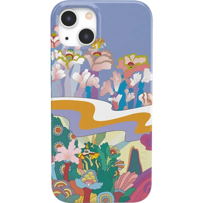 Beneath the Waves | The Beatles Yellow Submarine Case iPhone Case get.casely Classic + MagSafe® iPhone 13