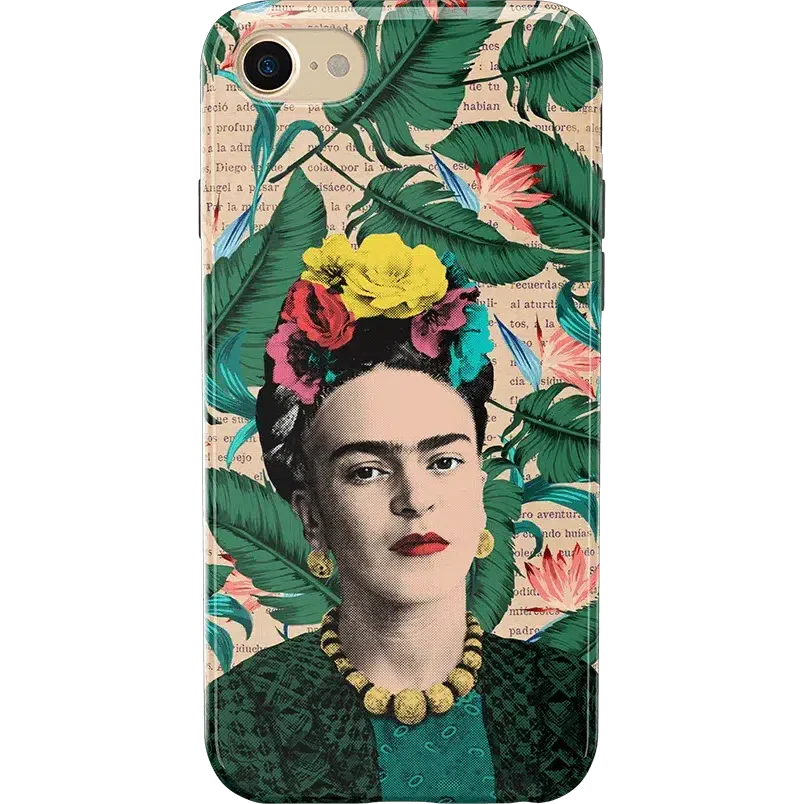 Find Your Muse | Frida Kahlo Portrait Floral Case iPhone Case get.casely Classic iPhone SE (2020 & 2022) 
