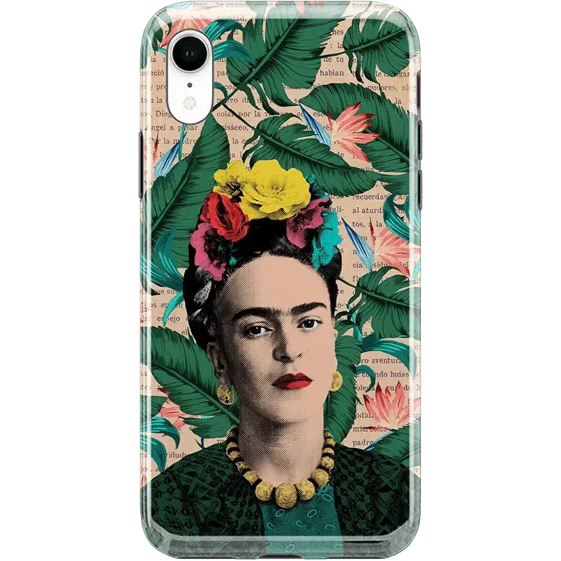 Find Your Muse | Frida Kahlo Portrait Floral Case iPhone Case get.casely Classic iPhone XR 
