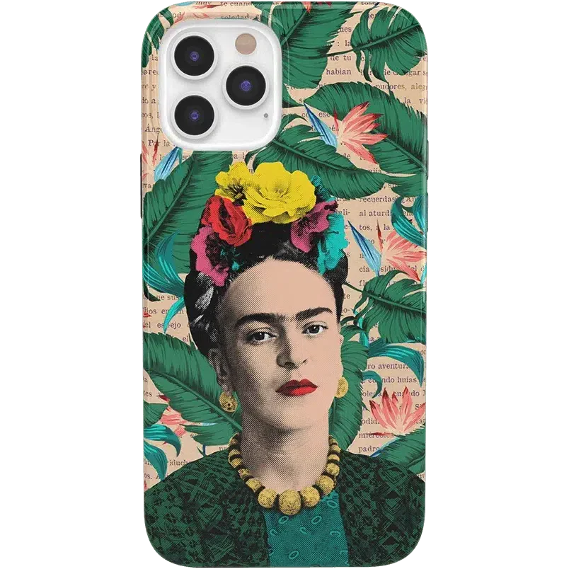 Find Your Muse | Frida Kahlo Portrait Floral Case iPhone Case get.casely Classic iPhone 12 Pro Max 