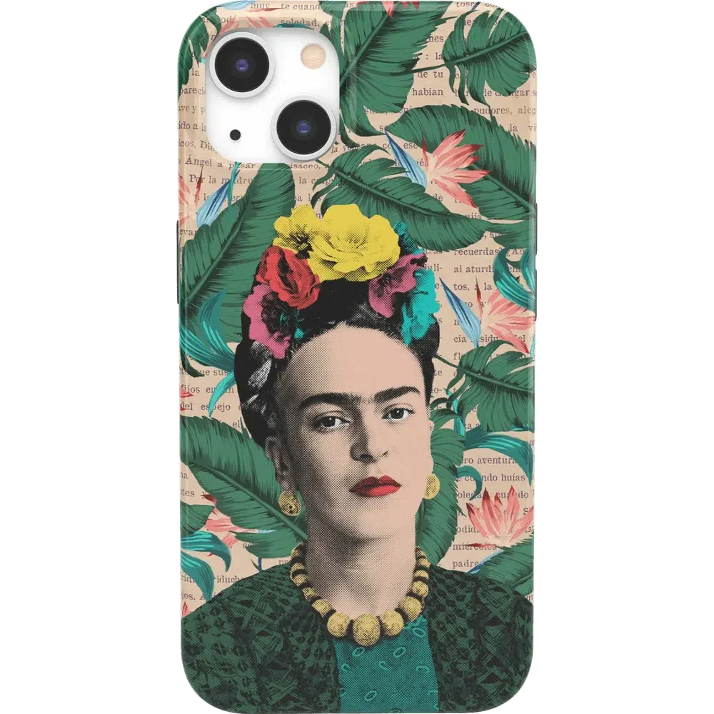 Find Your Muse | Frida Kahlo Portrait Floral Case iPhone Case get.casely Classic iPhone 13 Mini 