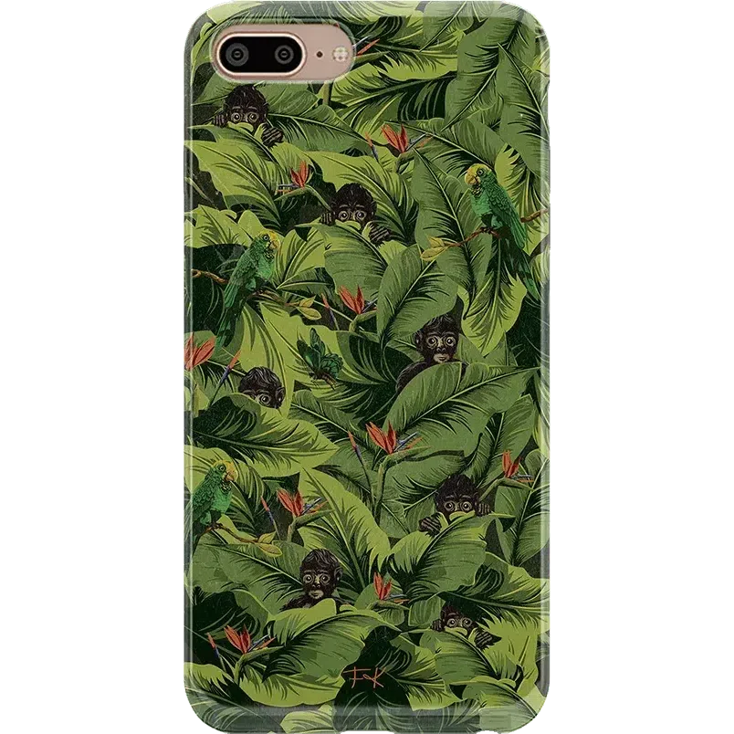 Sneaky Monkeys | Frida Kahlo Jungle Floral Case iPhone Case get.casely Classic iPhone 6/7/8 Plus 