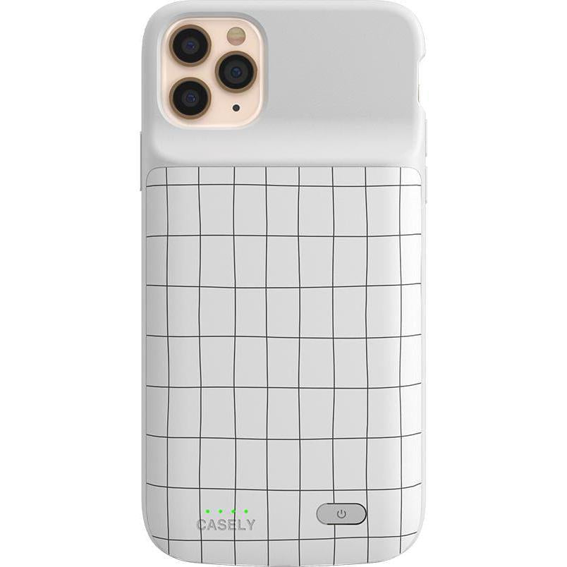 Off the Grid | White & Black Lined Case