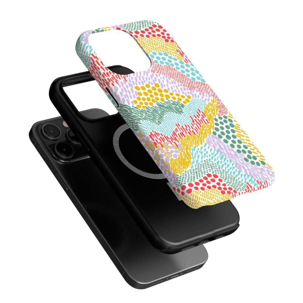 Color Me Happy | Pattern Colorblock Case