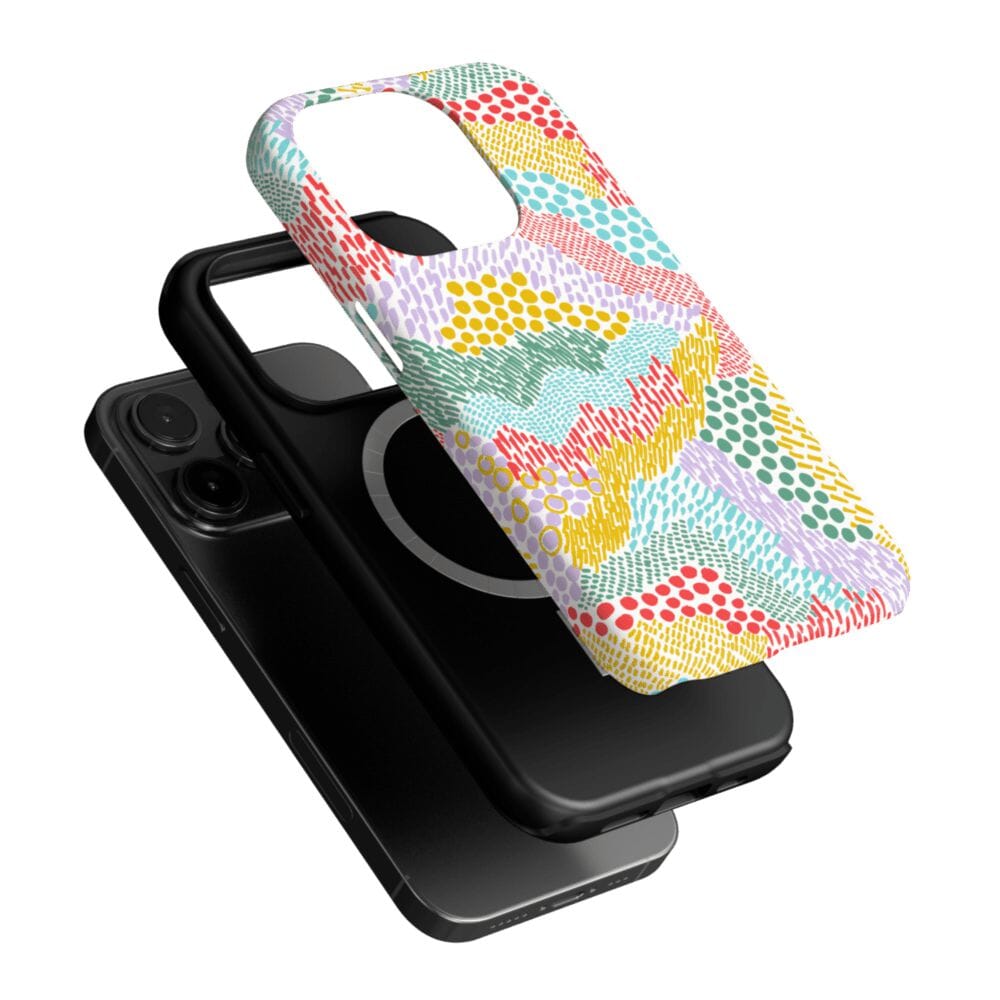 Color Me Happy | Pattern Colorblock Case