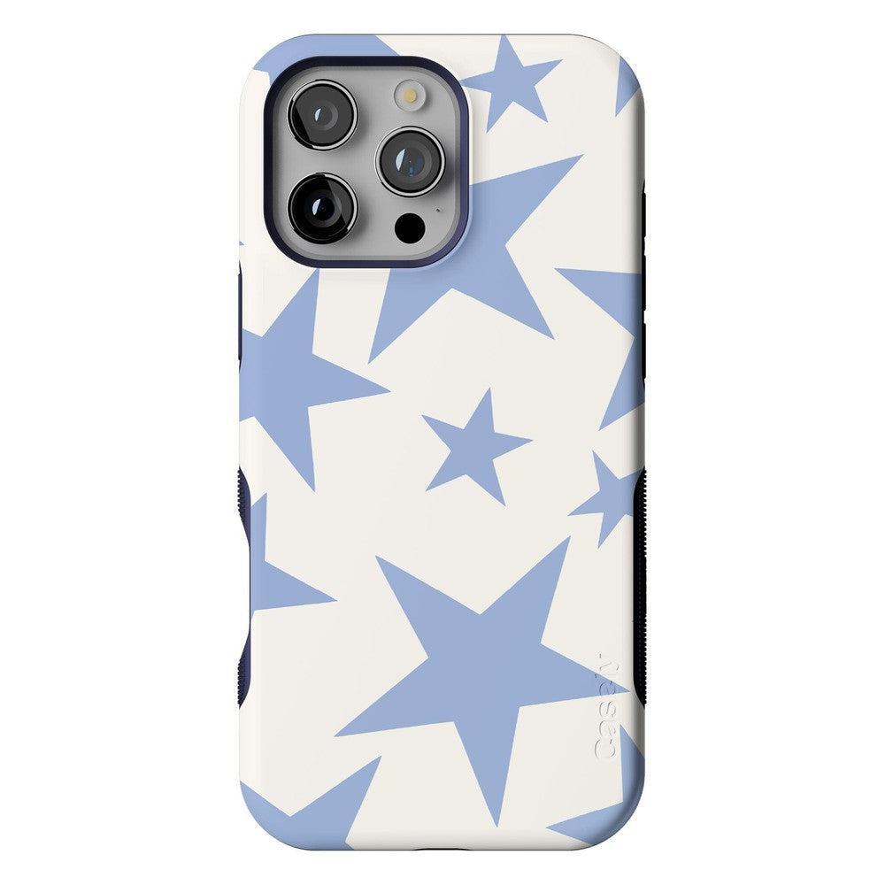 Stars Align | Blue & White Stars Case iPhone Case get.casely Bold + MagSafe® iPhone 16 Pro Max