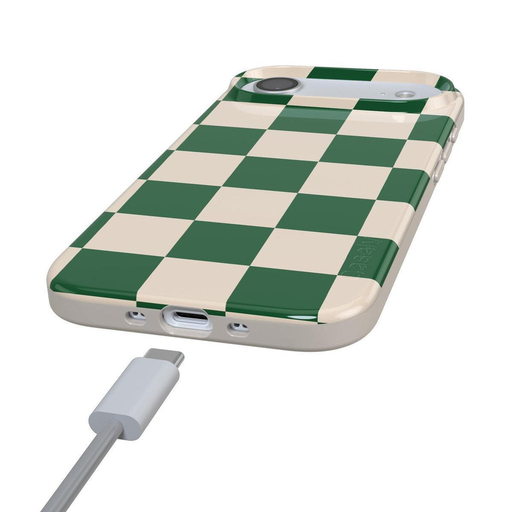 Fit Check | Green Checkerboard Case