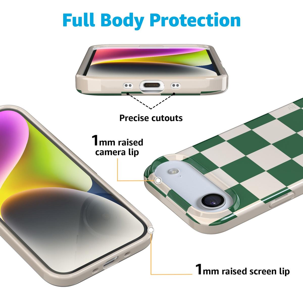 Fit Check | Green Checkerboard Case