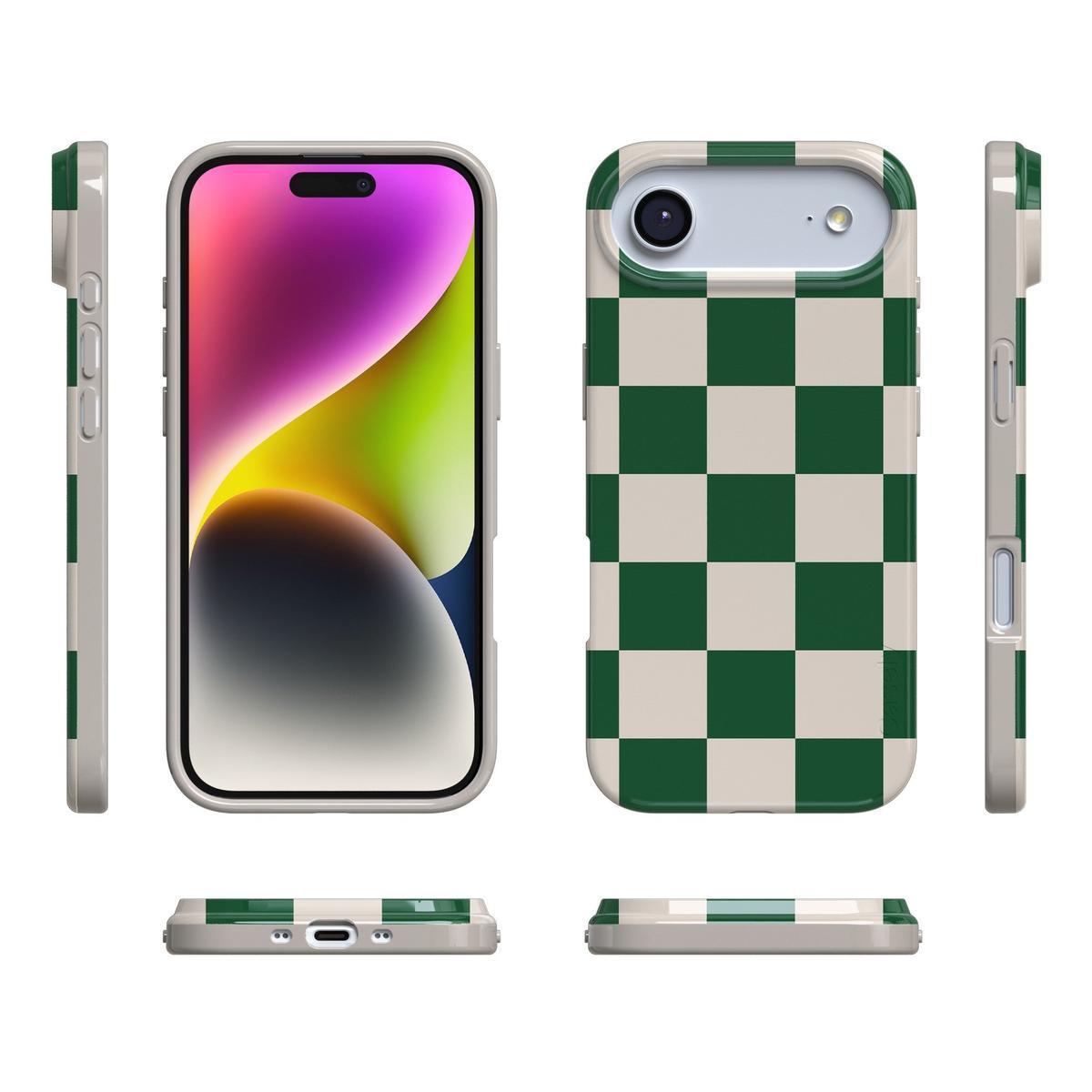 Fit Check | Green Checkerboard Case
