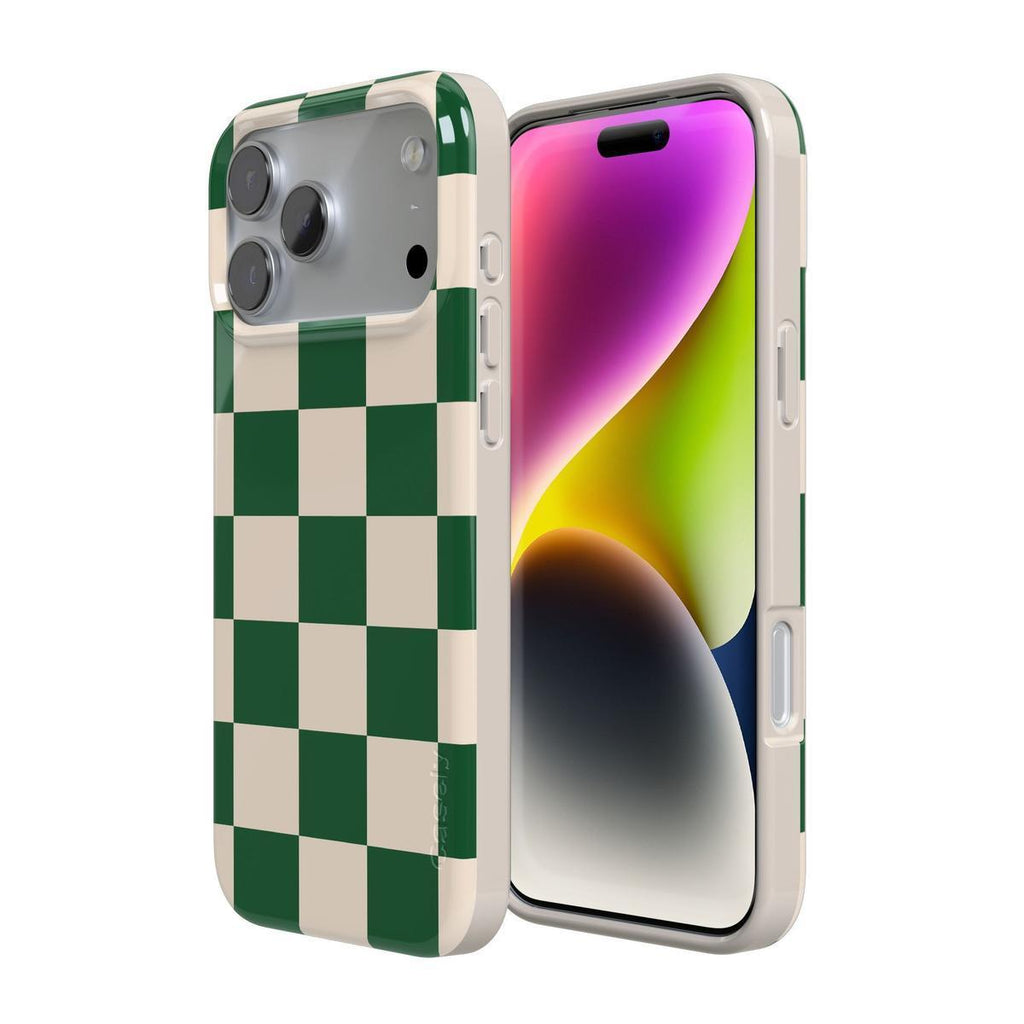 Fit Check | Green Checkerboard Case