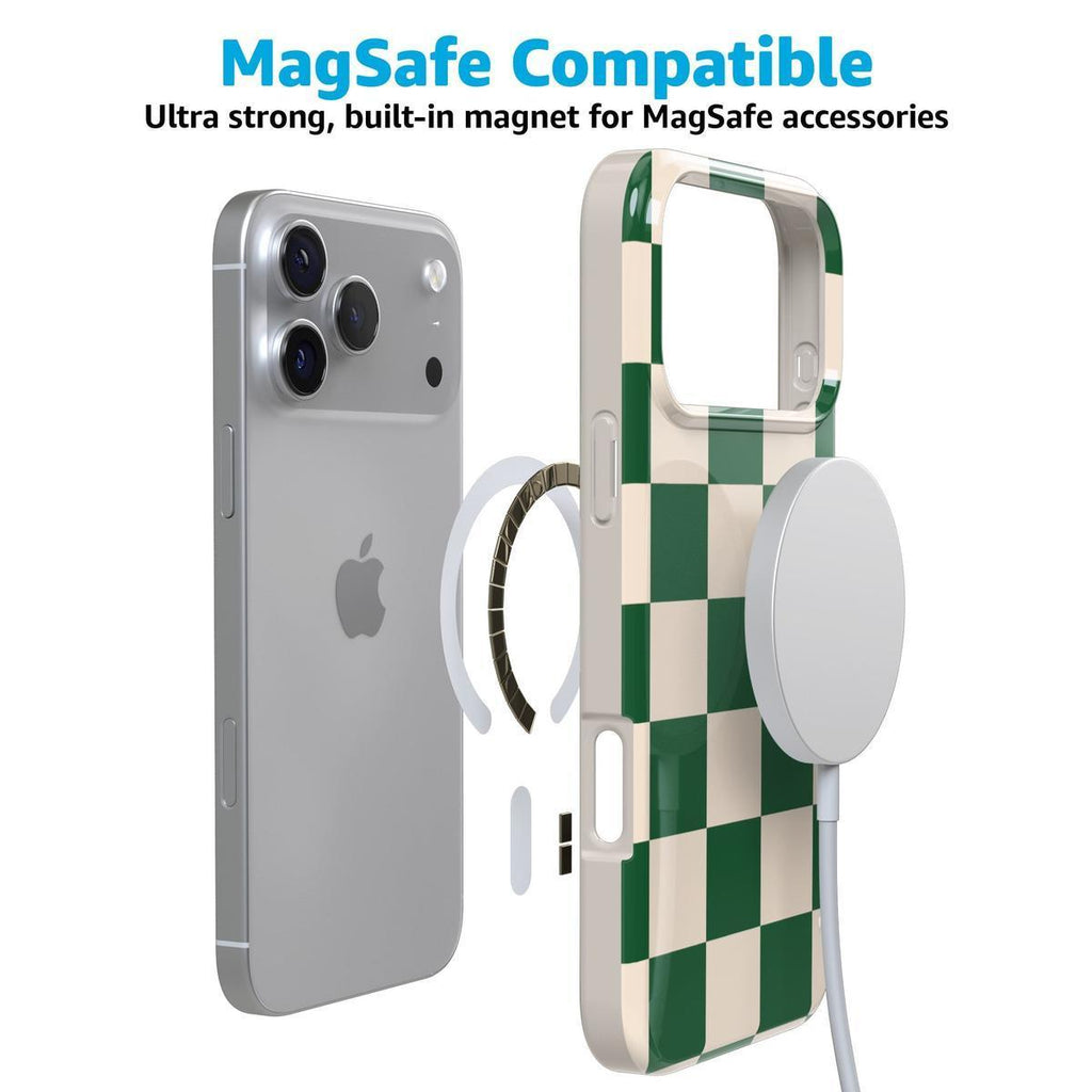 Fit Check | Green Checkerboard Case