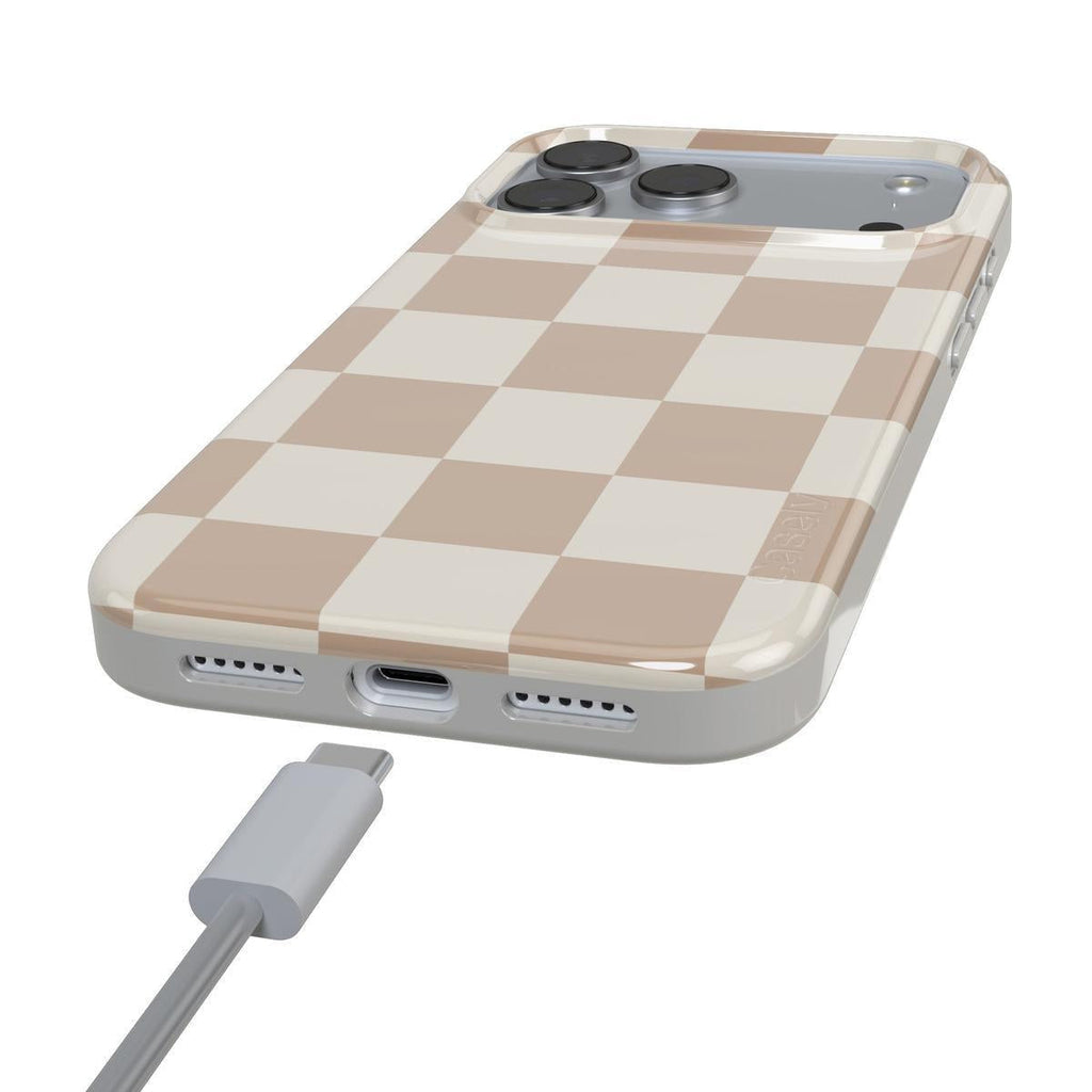 Fit Check | Neutral Checkerboard Case