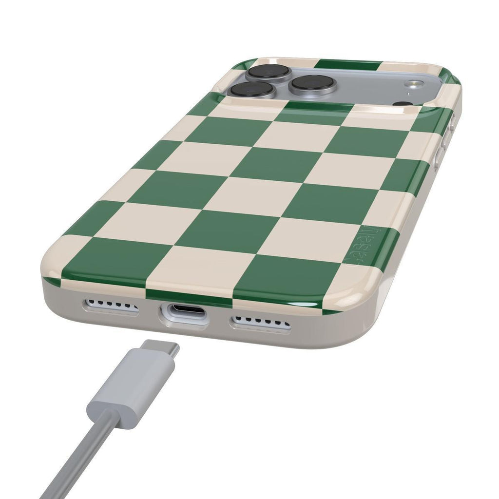 Fit Check | Green Checkerboard Case