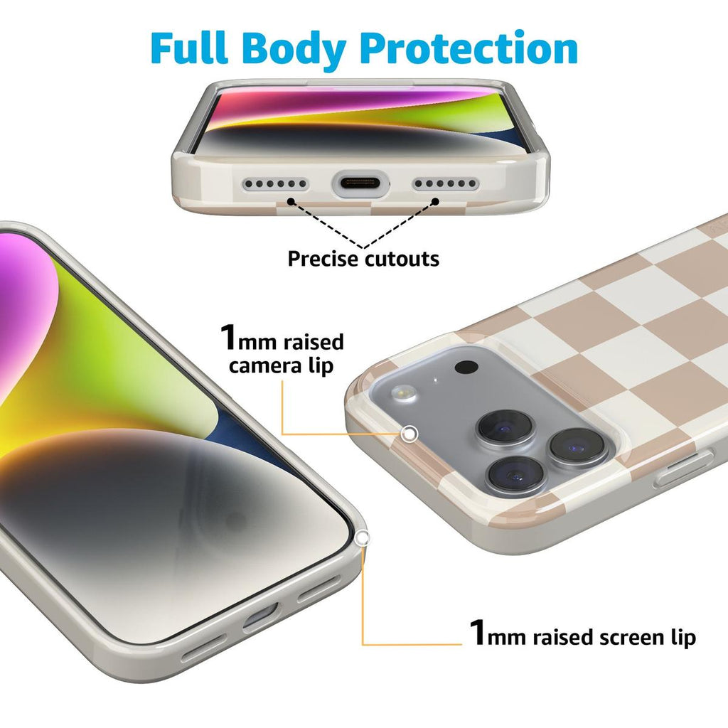 Fit Check | Neutral Checkerboard Case