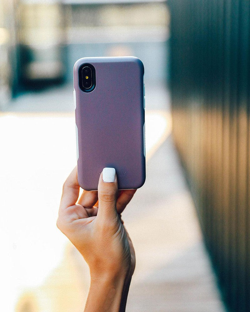 Purple Taupe on Nude | Ultra-Protective Bold Case