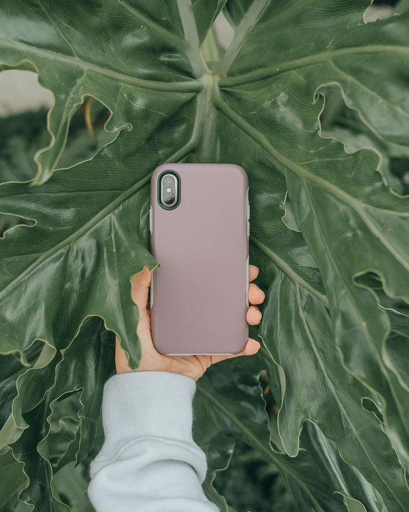 Purple Taupe on Nude | Ultra-Protective Bold Case