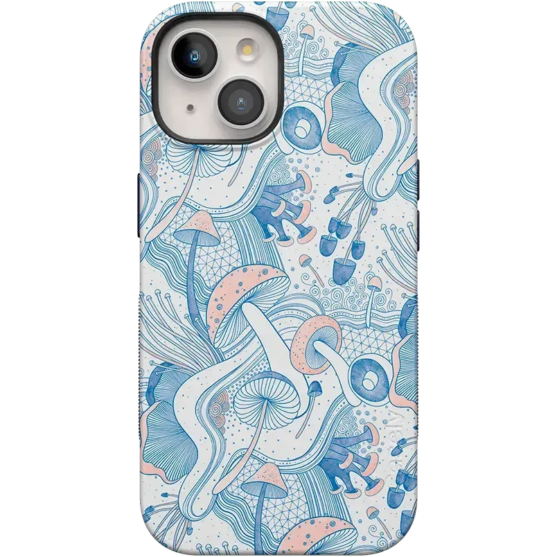 The Fun Guy | Enchanted Forest Mushroom Floral Case iPhone Case get.casely Bold + MagSafe® iPhone 15 Plus