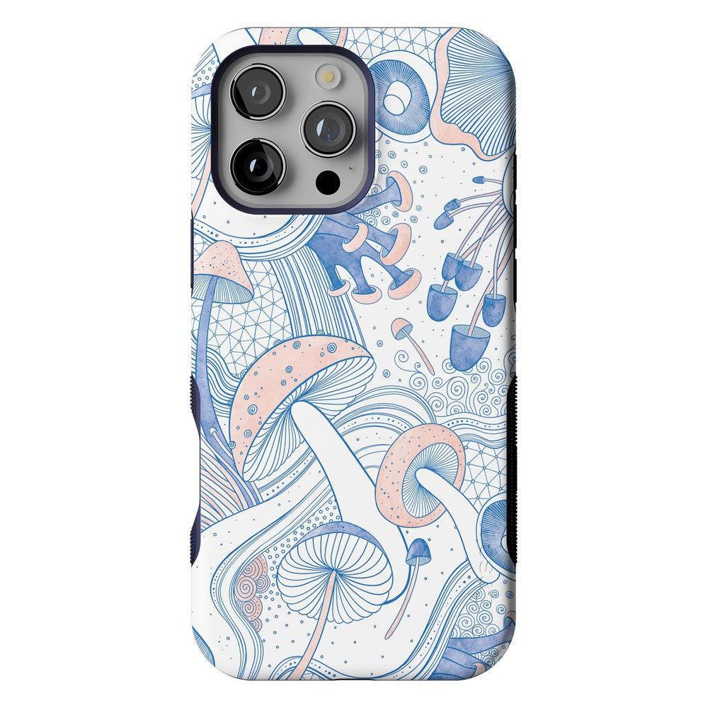 The Fun Guy | Enchanted Forest Mushroom Floral Case iPhone Case get.casely Bold + MagSafe® iPhone 16 Pro Max