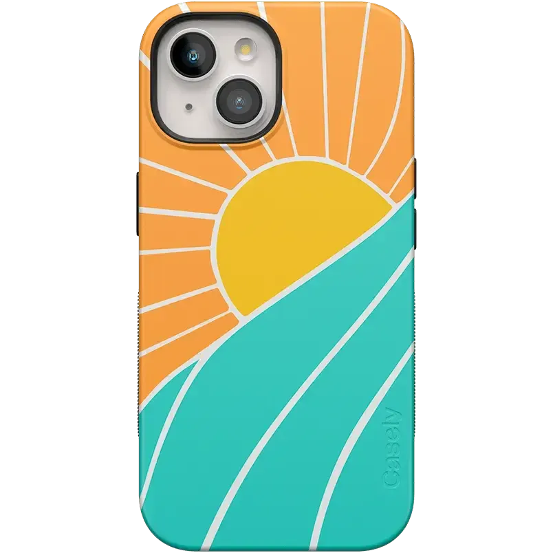Waves & Rays | Sunshine Case iPhone Case get.casely Bold + MagSafe® iPhone 15 Plus
