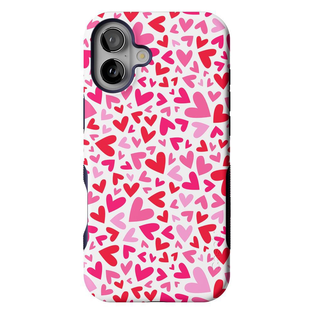 XOXO | Candy Hearts Case iPhone Case get.casely Bold + MagSafe® iPhone 16 Plus