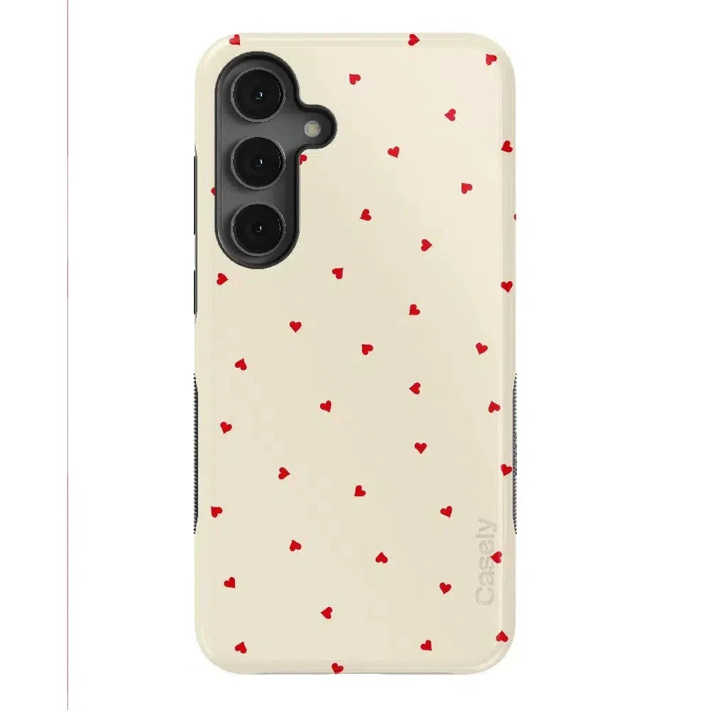 Be Mine | Tiny Hearts Case Phone Case Casetry Bold Flex + MagSafe® Galaxy S25 Plus 