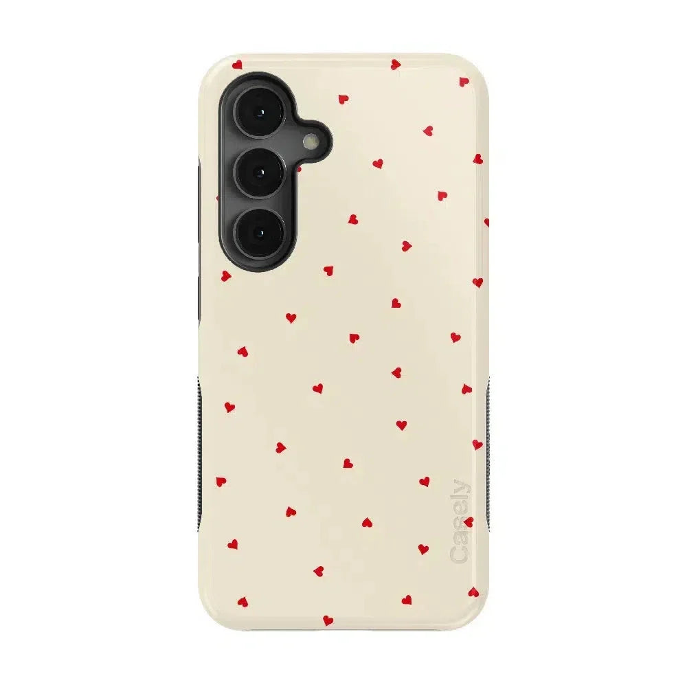 Be Mine | Tiny Hearts Case Phone Case Casetry Bold Flex + MagSafe® Galaxy S25 