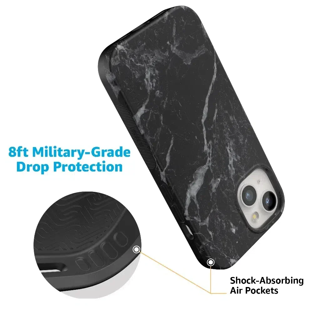 Black Pearl | Classic Black Marble Case