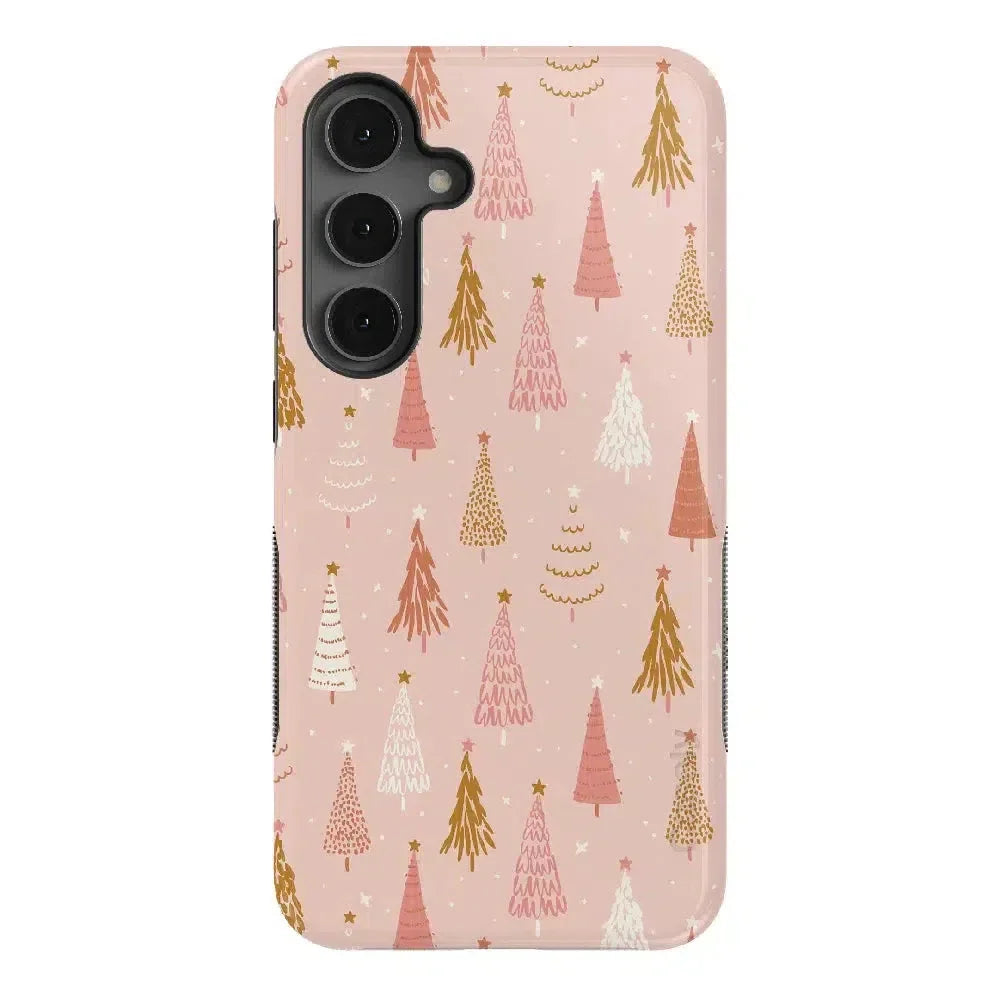 Bubblegum Forest | Christmas Tree Case Phone Case Casetry Bold Flex + MagSafe® Galaxy S25 Plus 