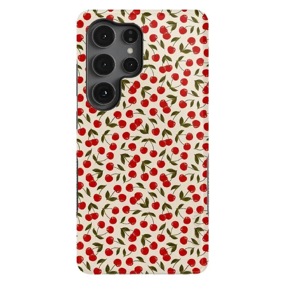 Cherry on Top | Red Cherries Case iPhone Case get.casely Bold Flex + MagSafe® Galaxy S25 Ultra 