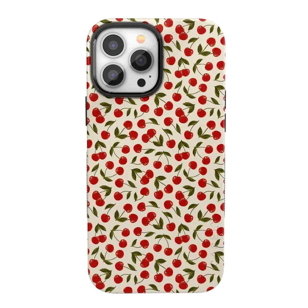 Cherry on Top | Red Cherries Case iPhone Case get.casely Bold + MagSafe® iPhone 13 Pro Max 