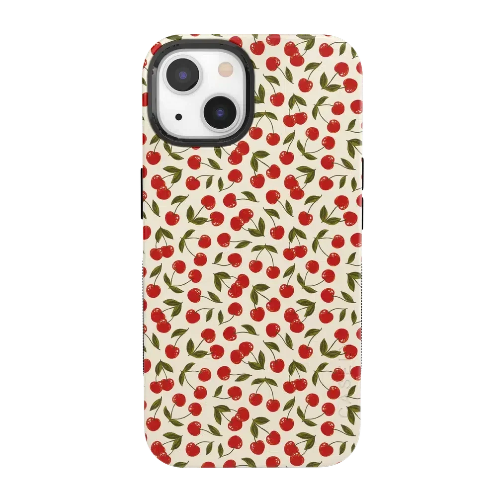 Cherry on Top | Red Cherries Case iPhone Case get.casely Bold + MagSafe® iPhone 13 