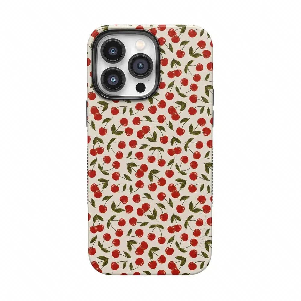 Cherry on Top | Red Cherries Case iPhone Case get.casely Bold + MagSafe® iPhone 14 Pro Max 