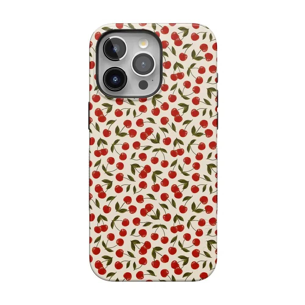 Cherry on Top | Red Cherries Case iPhone Case get.casely Bold + MagSafe® iPhone 15 Pro Max 