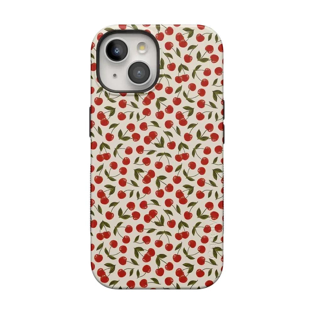 Cherry on Top | Red Cherries Case iPhone Case get.casely Bold + MagSafe® iPhone 15 