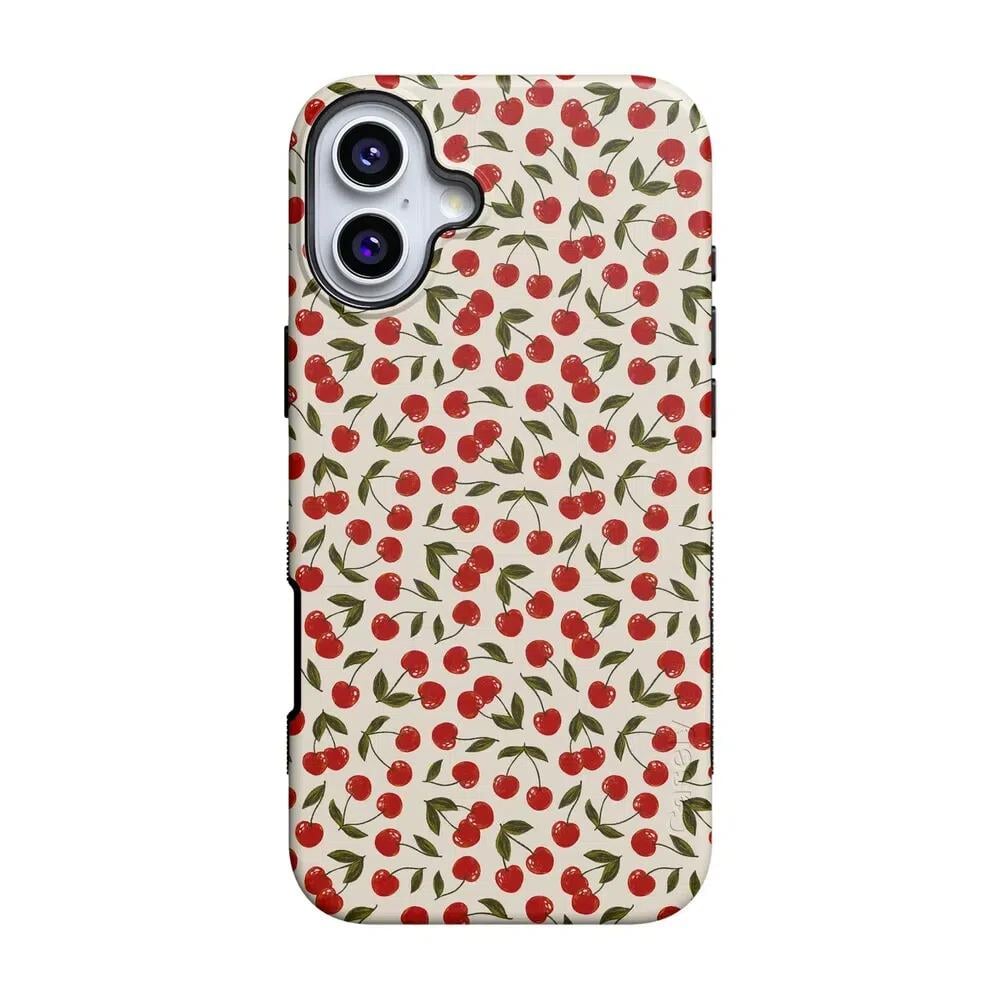 Cherry on Top | Red Cherries Case iPhone Case get.casely Bold + MagSafe® iPhone 16 