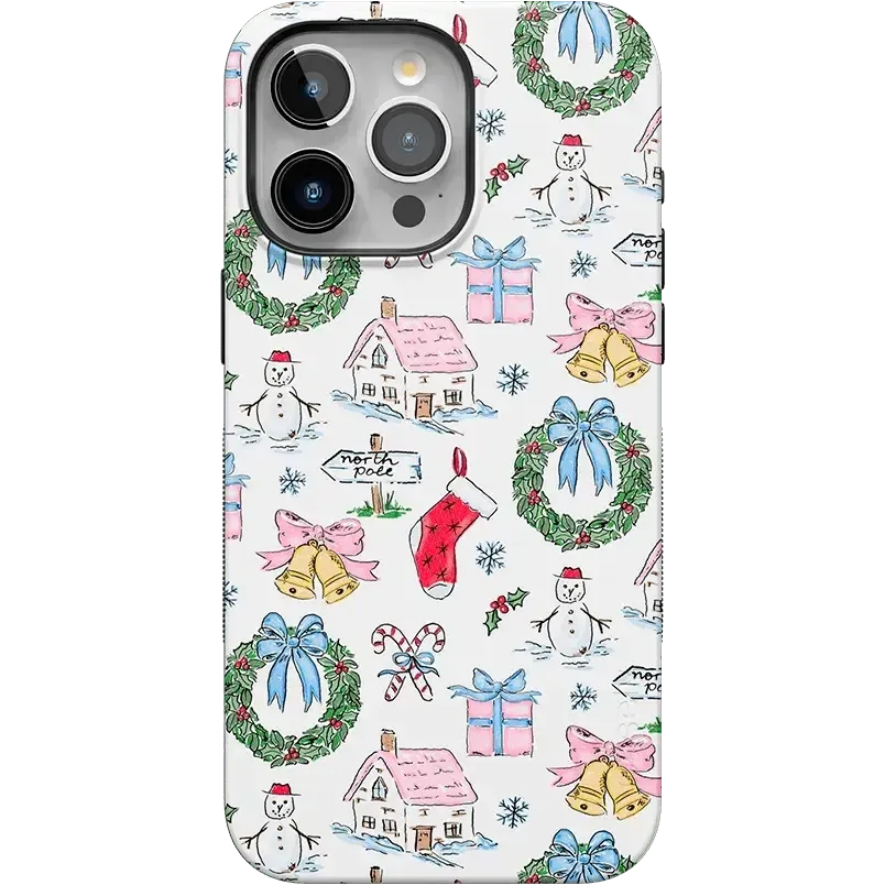 Christmas Morning | Vintage Cartoon Case Phone Case Casetry Bold Flex + MagSafe® iPhone 15 Pro Max 