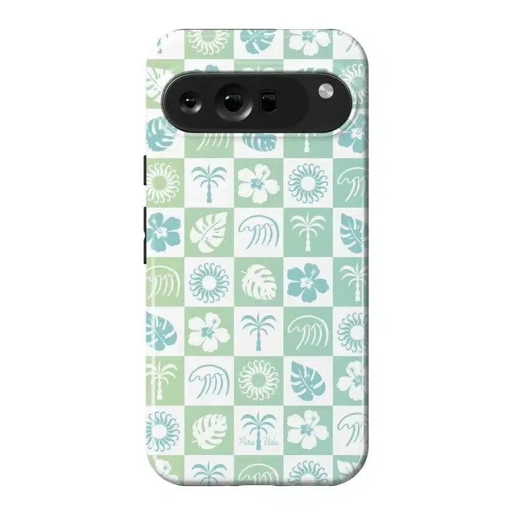 Coastal Checkers | Pura Vida Case iPhone Case get.casely Essential Google Pixel 9 