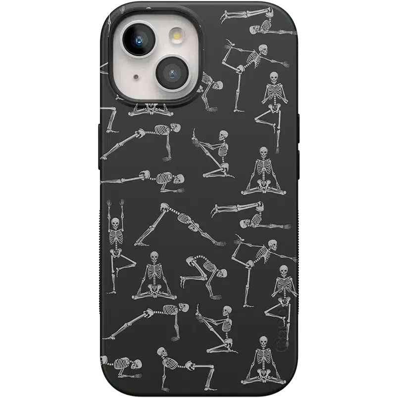 Corpse Pose | Skeleton Yoga Case Phone Case Casetry Bold Flex + MagSafe® iPhone 15 Plus 
