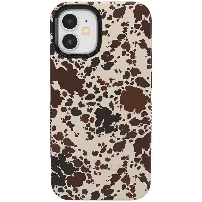 Cowgirl Envy | Cow Print Case iPhone Case get.casely Bold + MagSafe® iPhone 12 