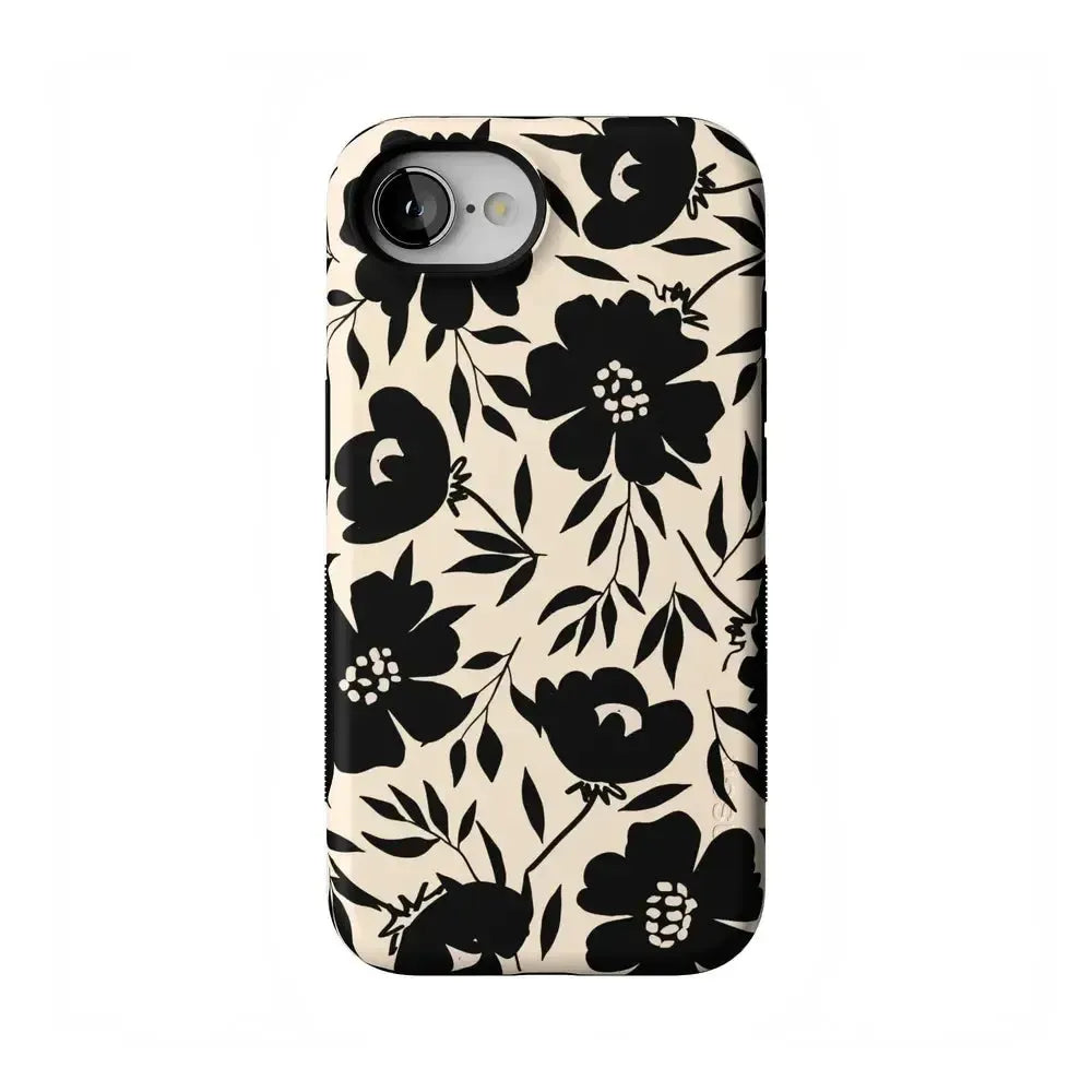 Dark Fantasy | Contrast Floral Case iPhone Case get.casely Bold Flex + MagSafe® iPhone 16e 