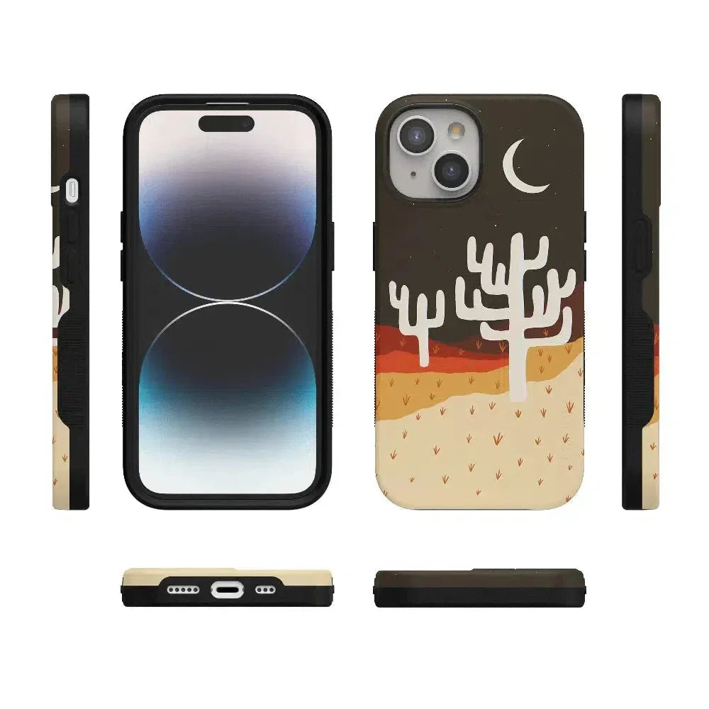 Desert Nights | Cactus Colorblock Case