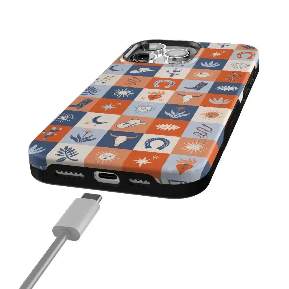 Dirt Road Chic | Western Squares Case