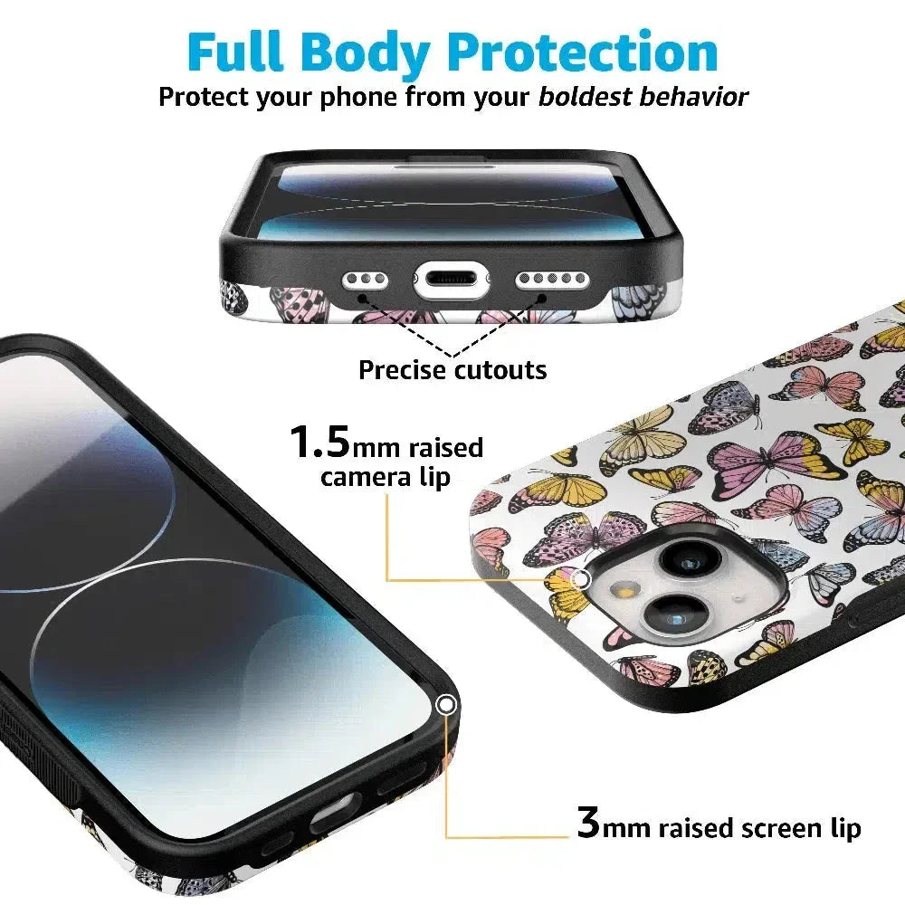 Free Spirit | Rainbow Butterfly Case