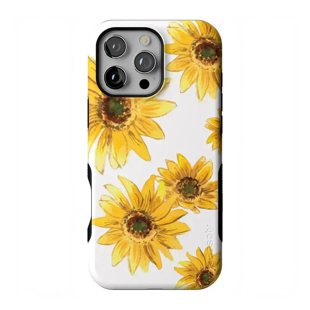 Golden Garden | Yellow Sunflower Floral Case iPhone Case get.casely Bold Flex + MagSafe® iPhone 16 Pro Max 