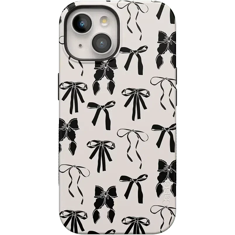 Goth Girlie | Black Bows Case Phone Case Casetry Bold Flex + MagSafe® iPhone 15 Plus 