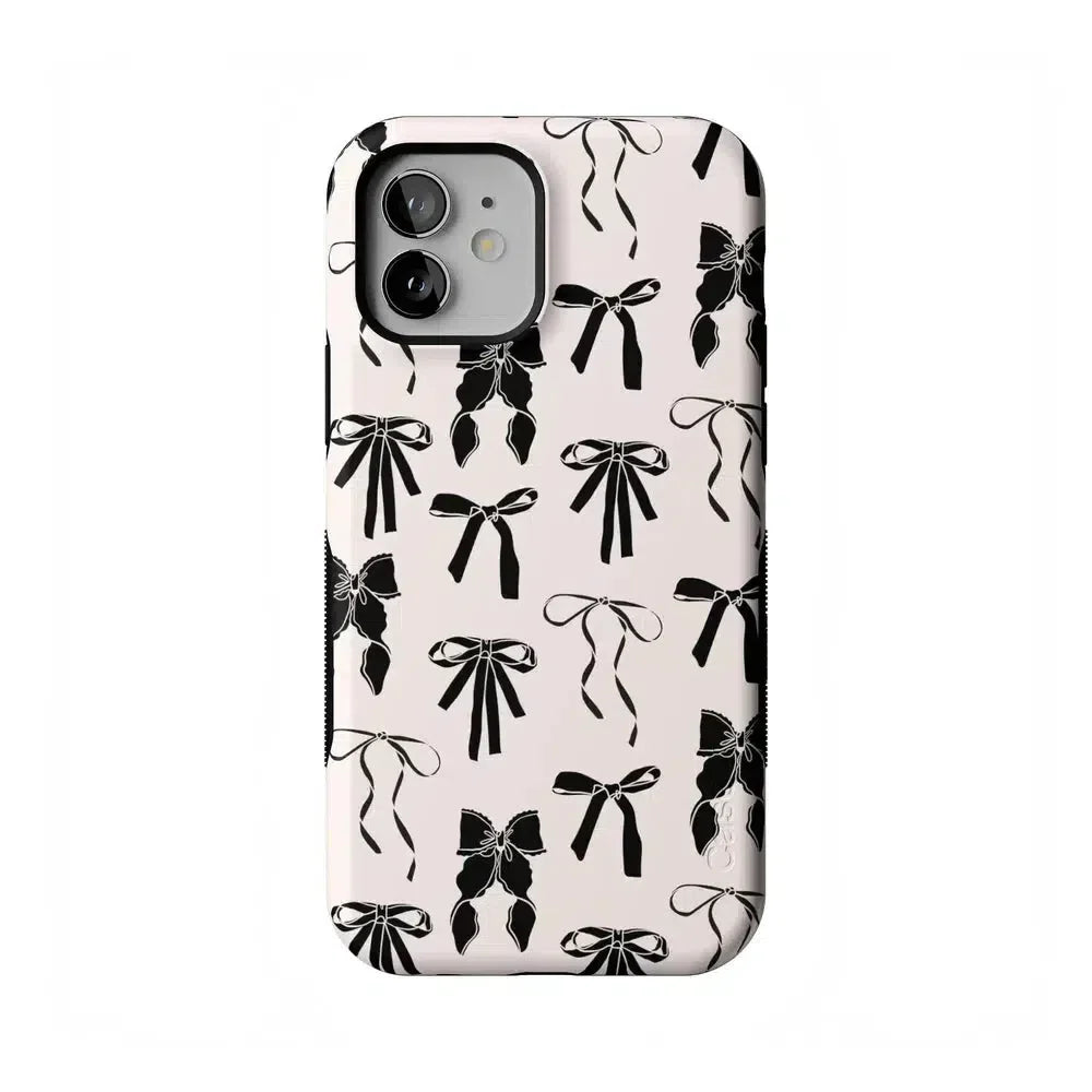 Goth Girlie | Black Bows Case Phone Case Casetry Bold Flex + MagSafe® iPhone 12