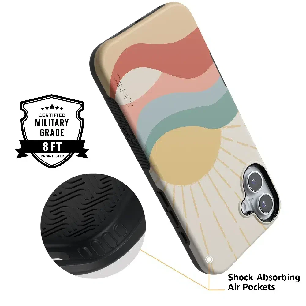 Here Comes the Sun | Colorblock Sunset Case