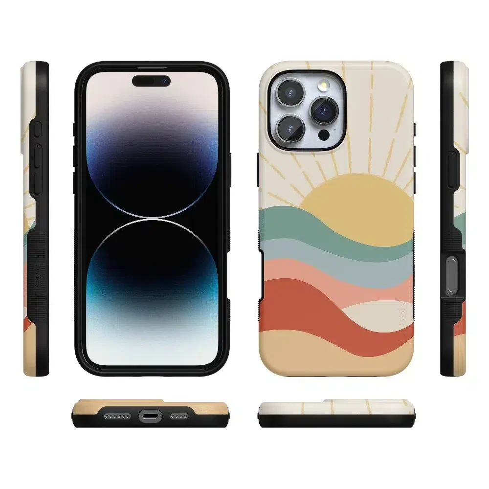 Here Comes the Sun | Colorblock Sunset Case