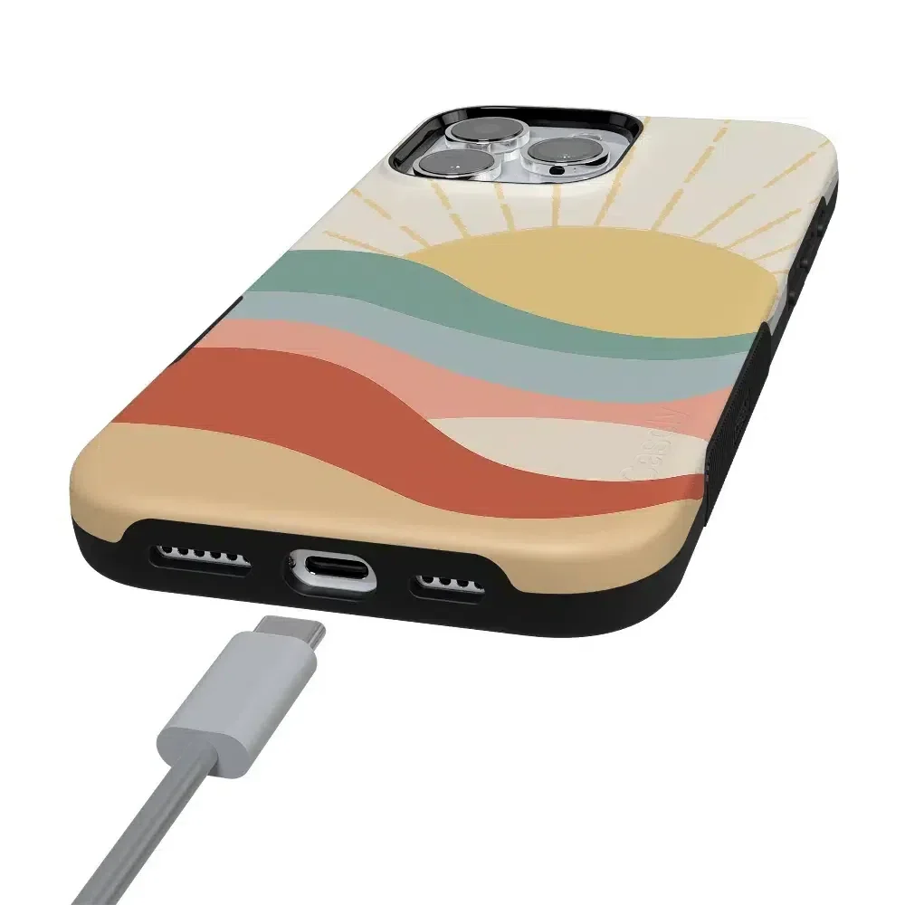 Here Comes the Sun | Colorblock Sunset Case